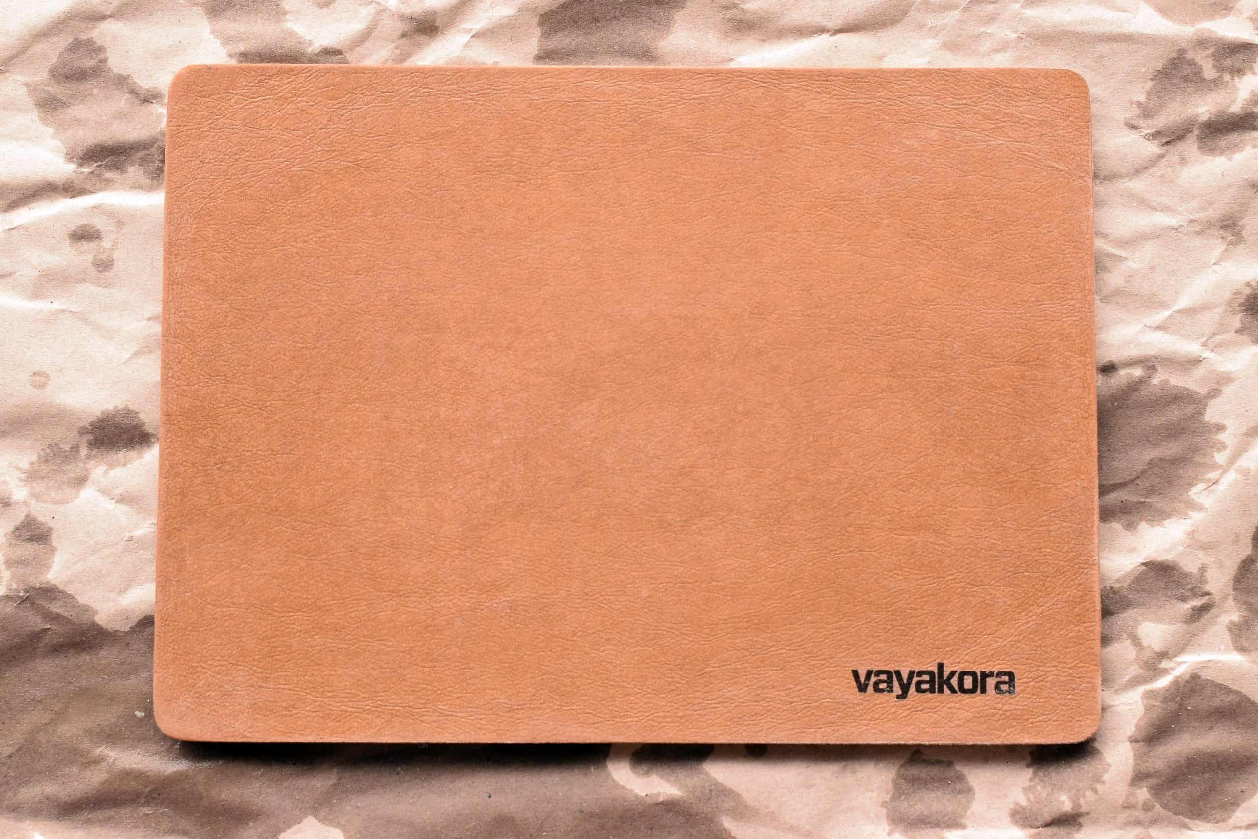 vayakora vegan leather mouse mat