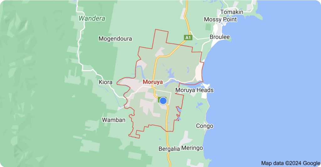 Moruya logo design