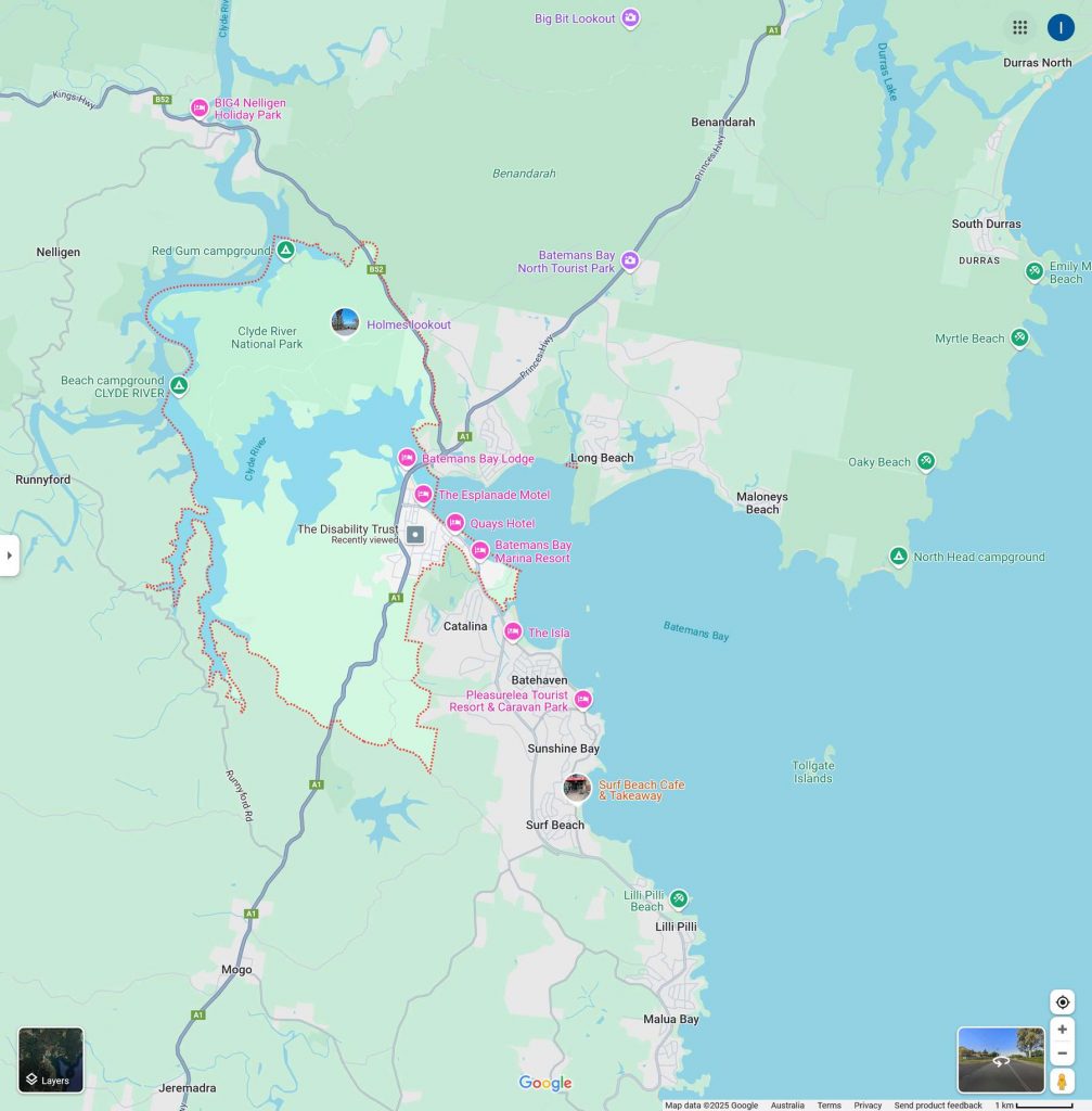Batemans Bay Logo Design - google maps