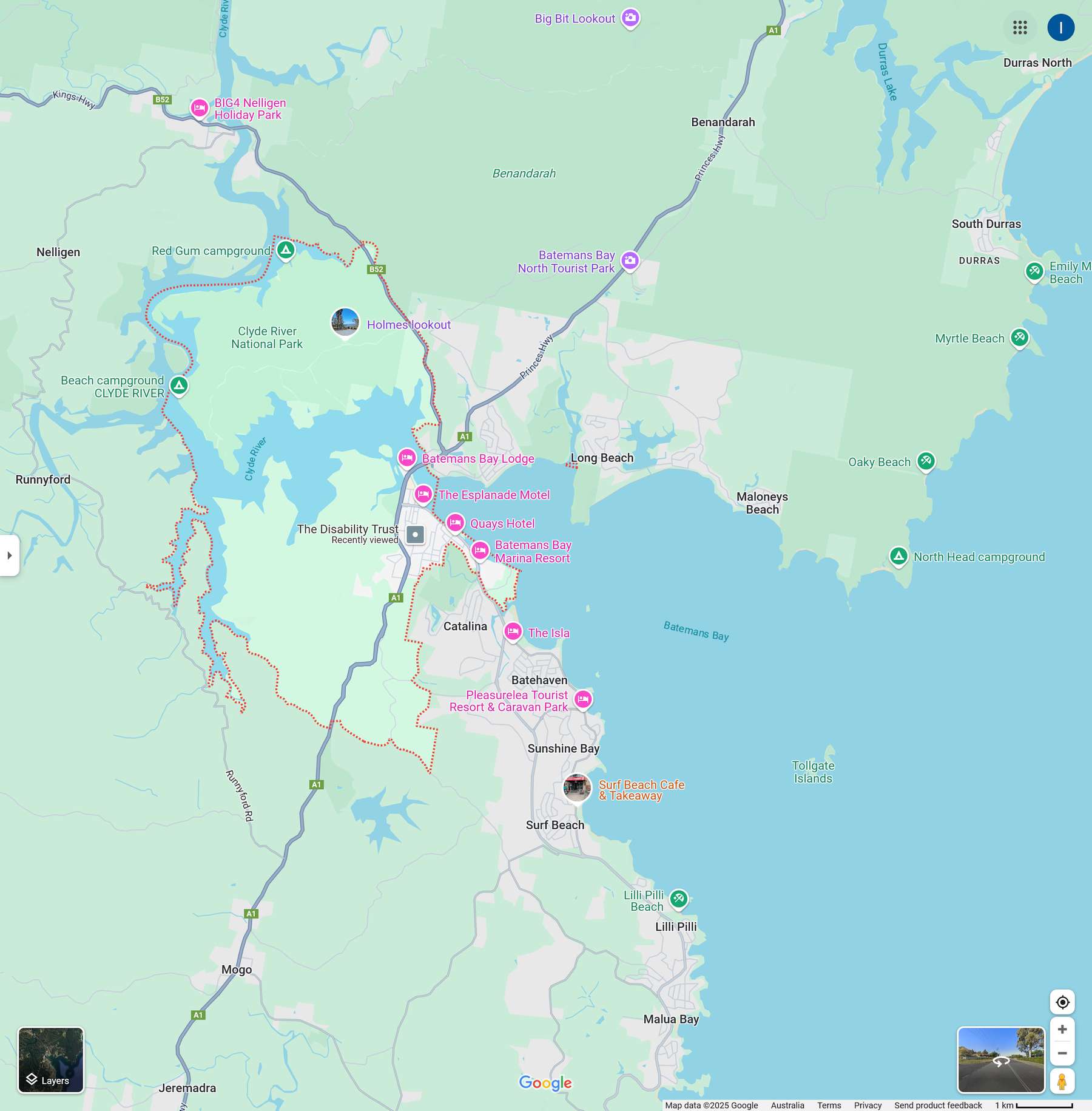 Batemans Bay Logo Design - google maps