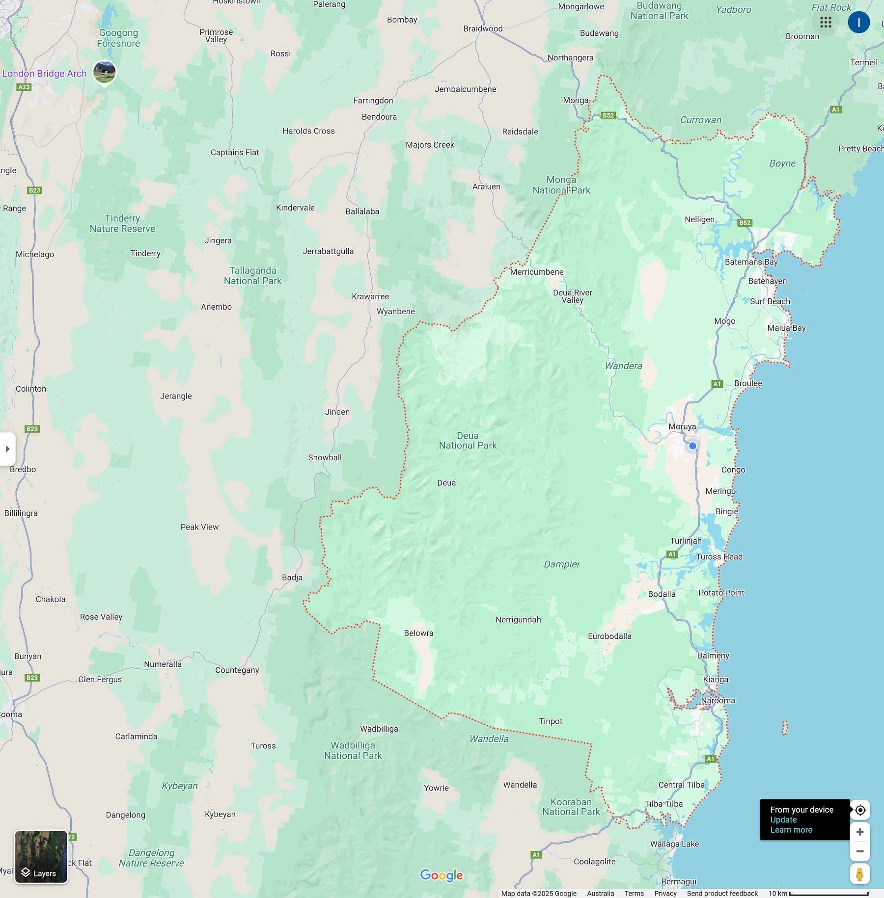 Eurobodalla logo design - Google Maps