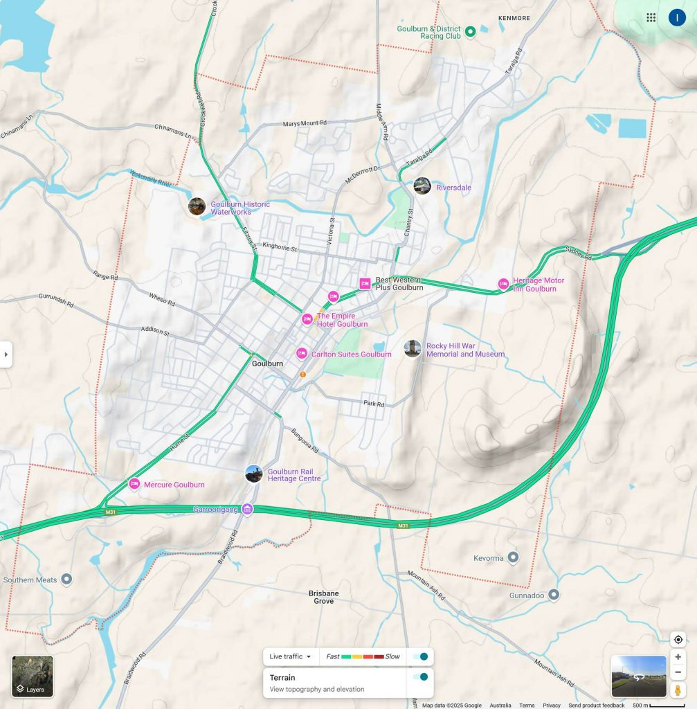 Goulburn logo design - Google Maps