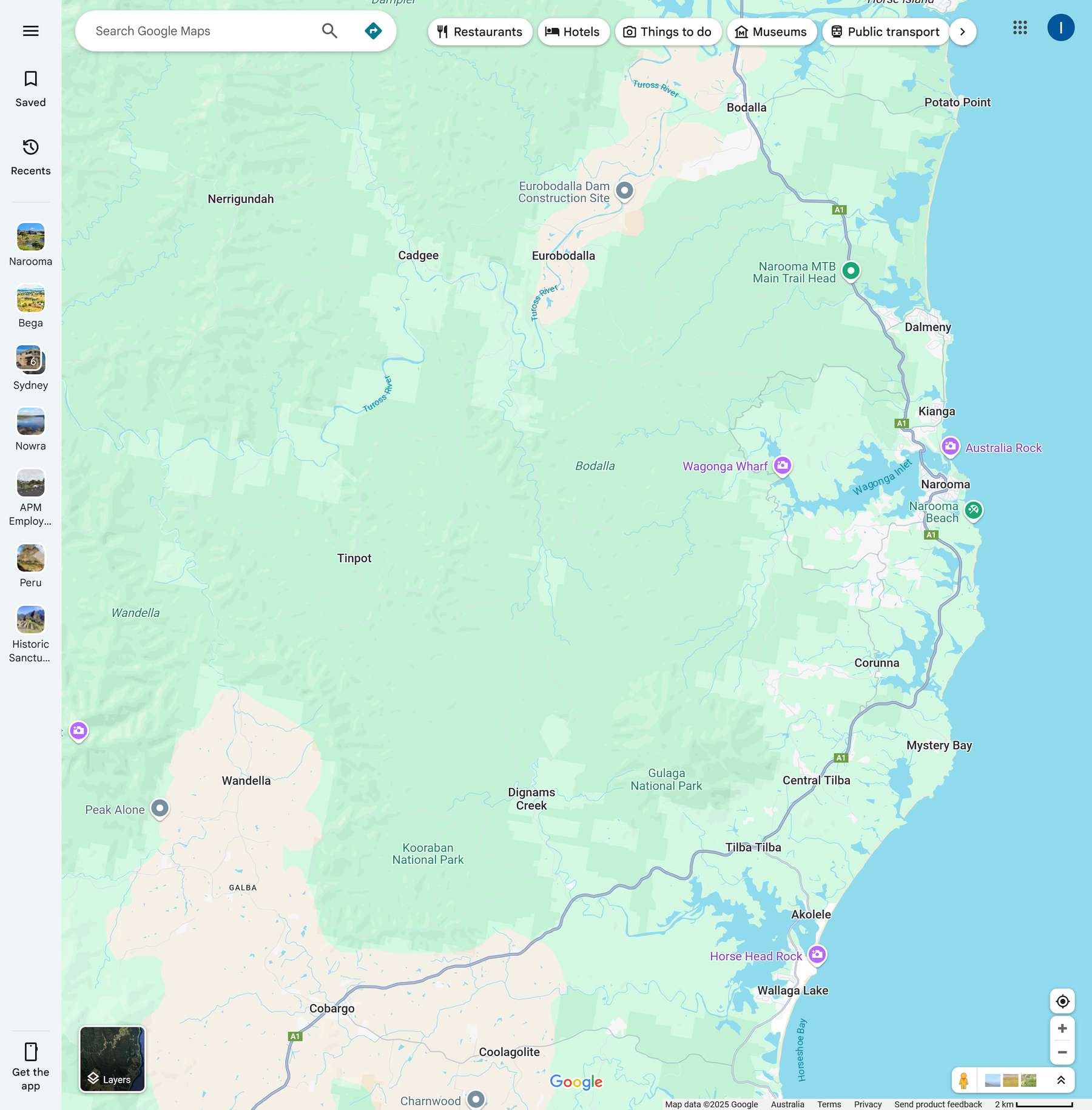 Narooma Logo Design - google maps