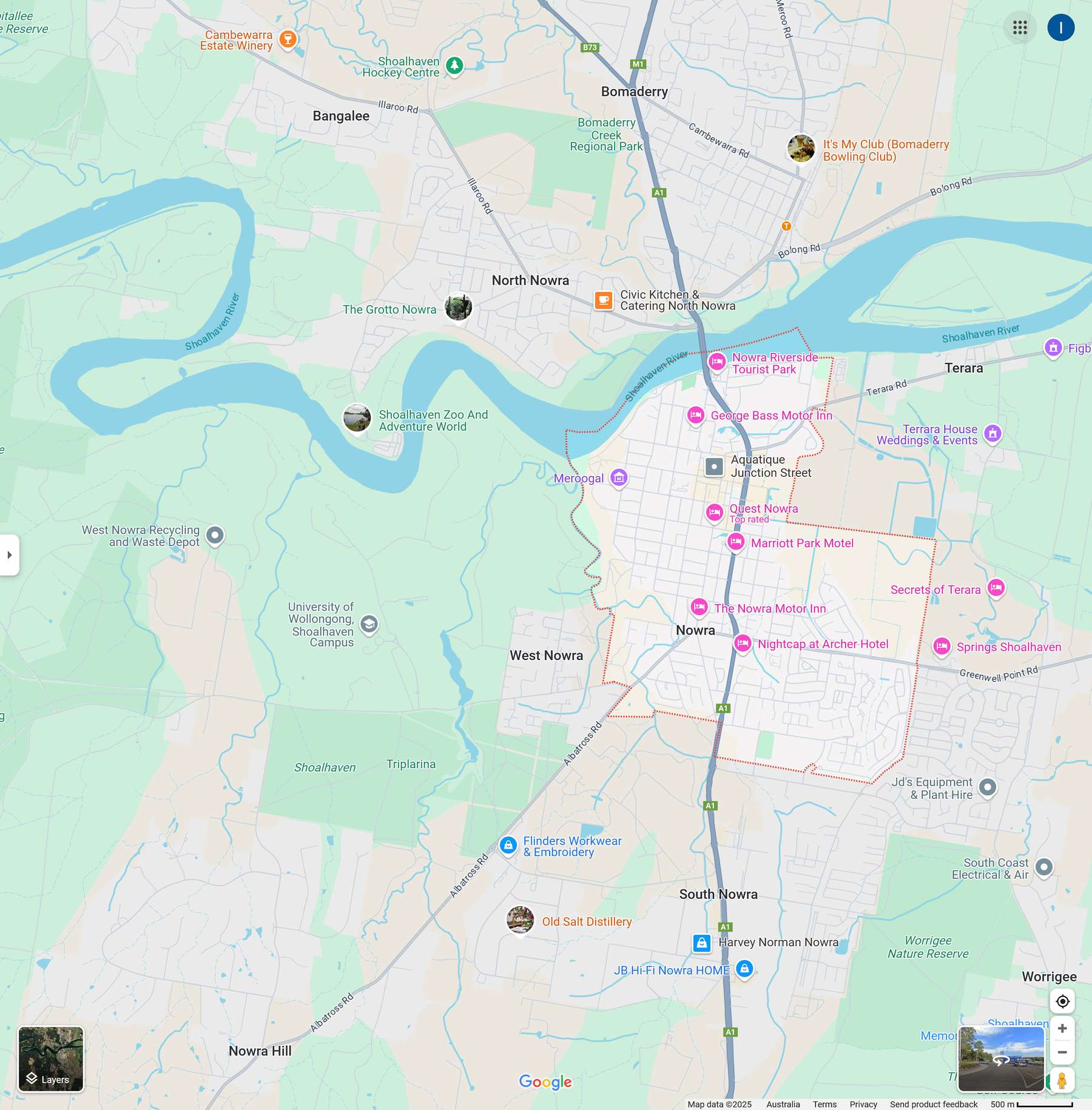 Nowra Logo Design - google maps