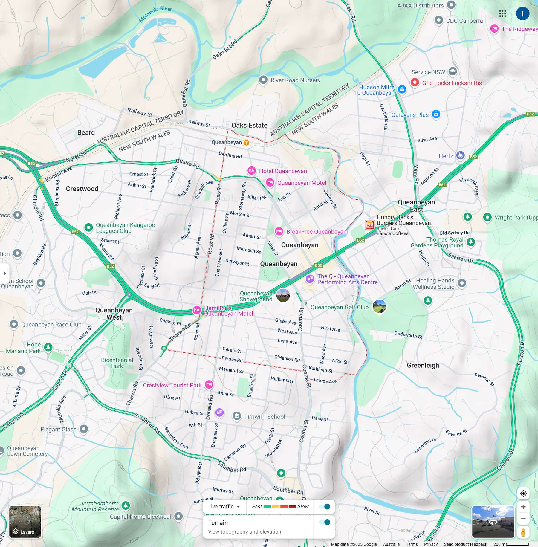 Queanbeyan logo design - Google Maps
