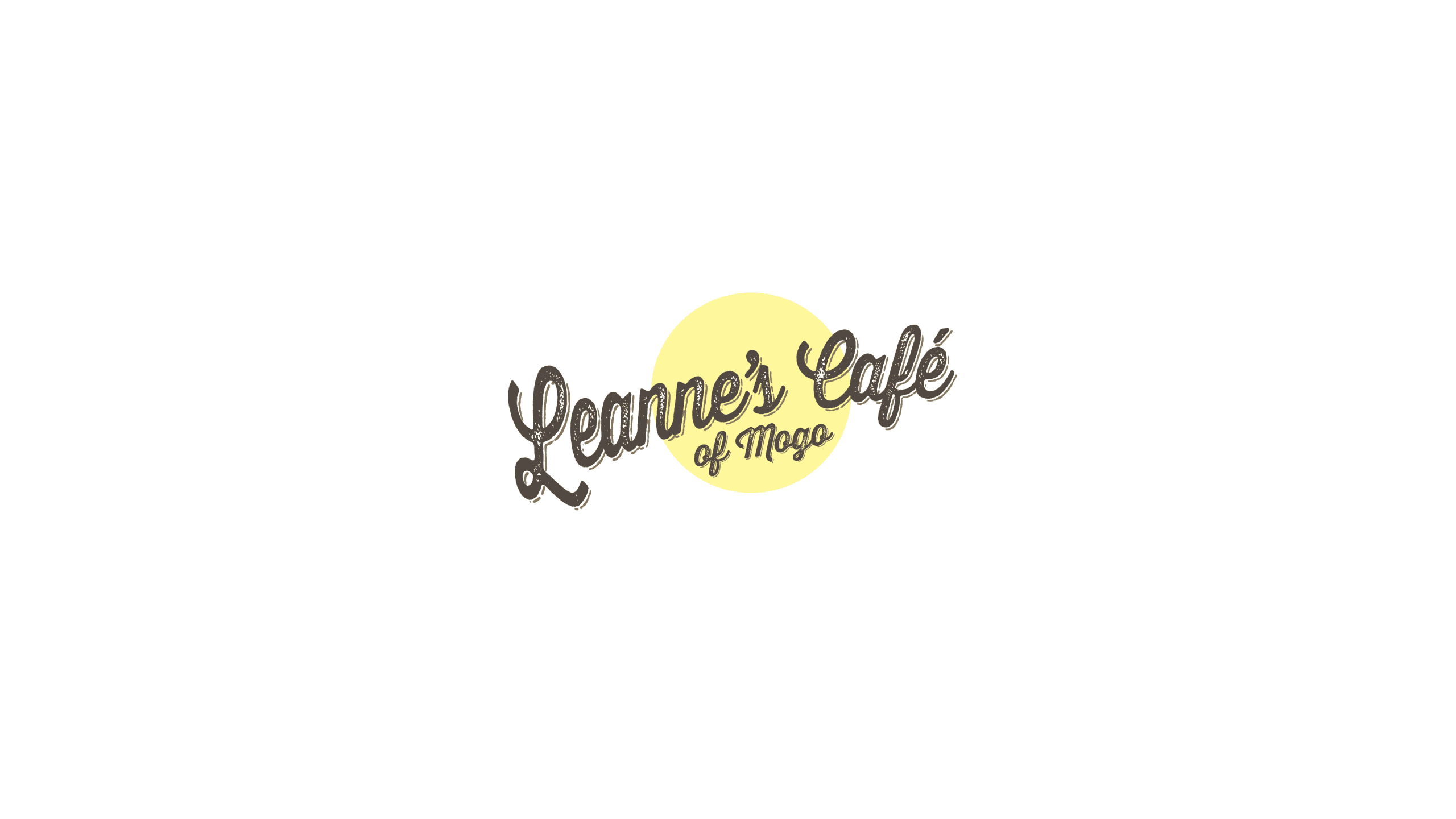 Leanne's cafe of Mogo logo