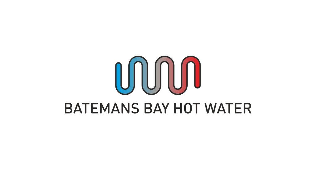batemans bay hot water plumbing logo design