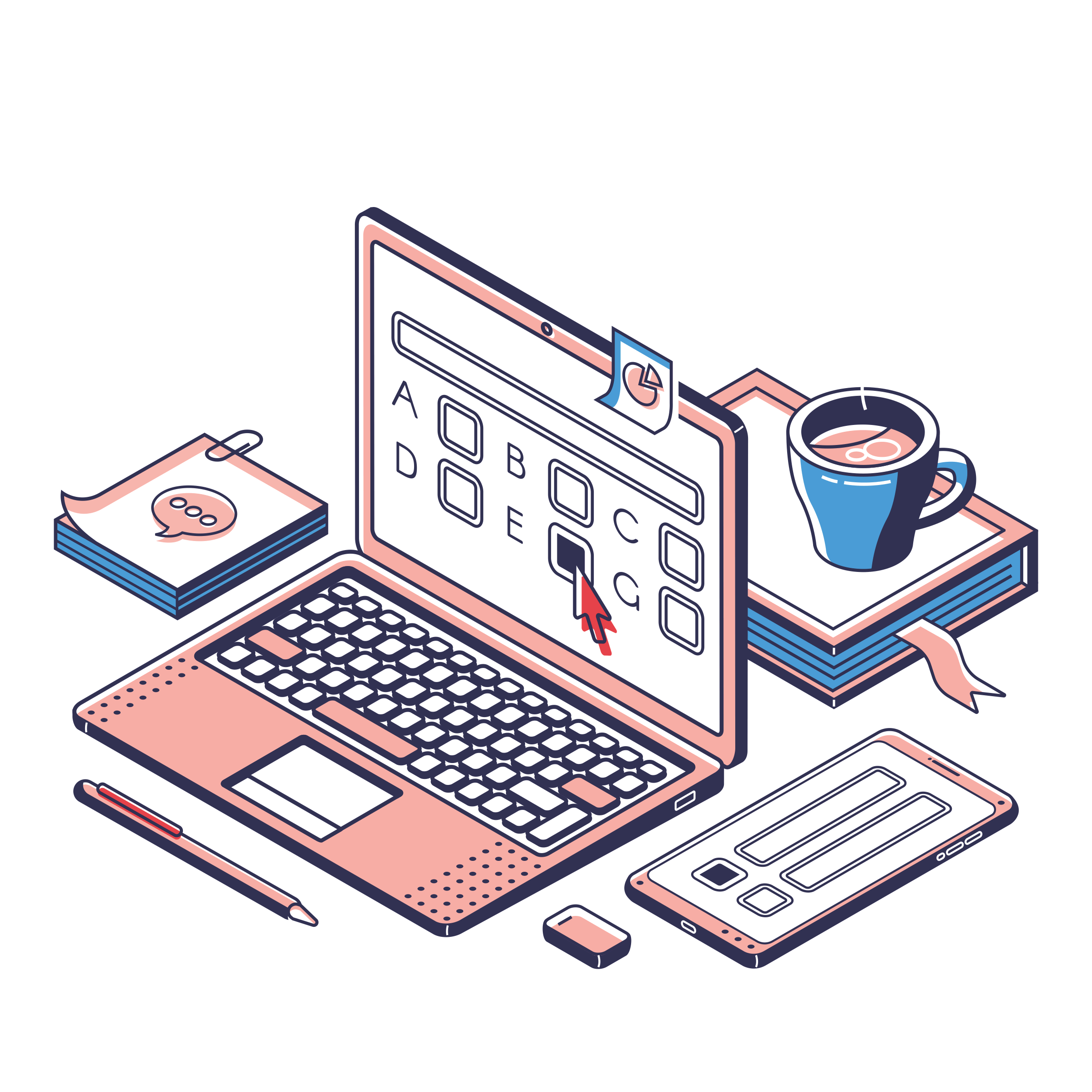 logo design illustration FAQ survey questions